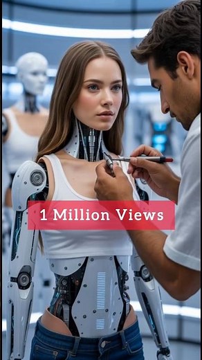 Elderly Engineer Assembles Realistic Female Android at #TechExpo2025 #shorts #Robotics