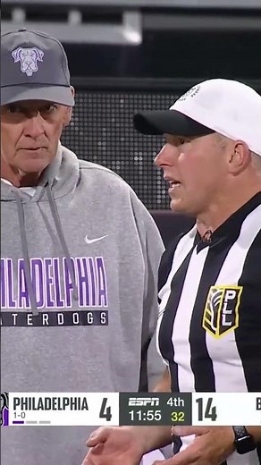 "So if I throw a flag you'll just stop the game?"
