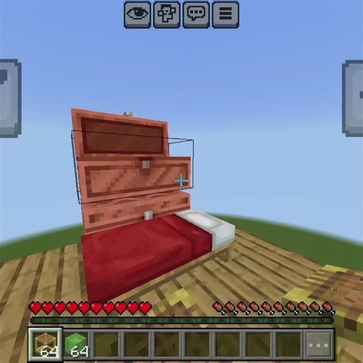 slime and scaffolding clutch #minecraft