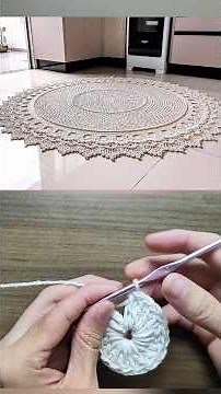 ROUND Russian crochet rug, complete step by step on the channel