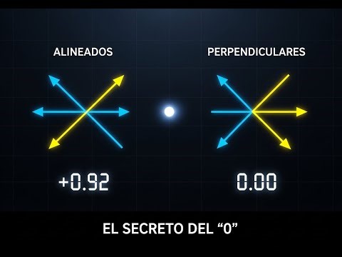 El Producto Punto: El Detector de Alineación Vectorial