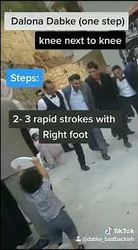 Learn Dabke in 15 seconds! || Dal'ona (one step) | lesson 02