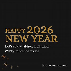 Ring in the New Year with style and heartfelt wishes! Our New Year Cards are the perfect way to share your hopes, gratitude, and excitement for the year ahead with family, friends, and colleagues. Order now and start the year by spreading joy, positivity, and good vibes to everyone you care about. Follow us to see more. #invitationbox #holiday #holidayseason #holidaycards #personalize #customize #invitations #invitationdesign #stationery #invitationcard #design #invitationideas #savethedate #dig