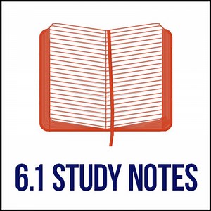 6.4 STUDY NOTES