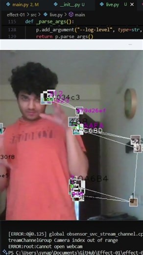 blob and tracking effect #effects #python #computervision #opencv #vfx