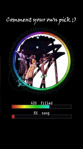 "Satisfied" from Hamilton and every note is a color 🎵