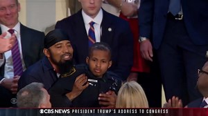 Secret Service director makes 13-year-old honorary agent at Trump's address to Congress