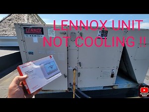 HVACR - Troubleshooting Old Lennox RTU Not Cooling (Honeywell T6 Pro Install TH6320U2008)
