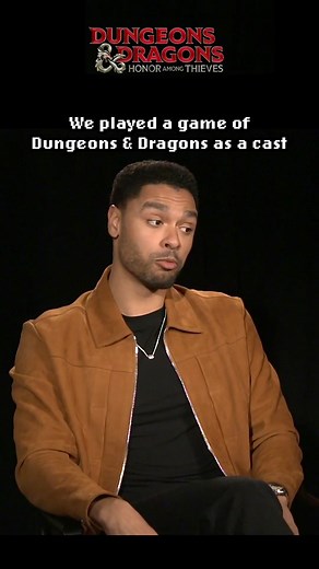 Dungeons & Dragons Fun with Regé-Jean Page and Chris Pine