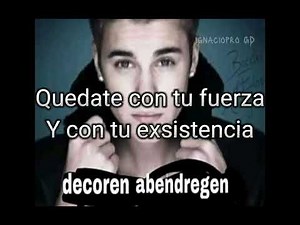 Decoren abendregen Cancion lyrics