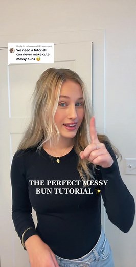 How to Create the Perfect Messy Bun in 5 Seconds