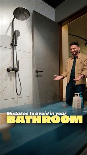 Bathroom Design l Perfect Shower Size & Height for Bathroom Design | Bathroom Design Mistakes