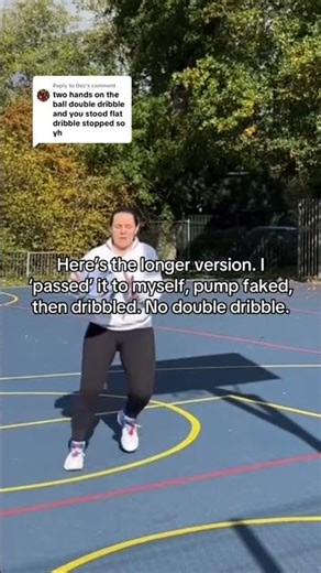 THIS IS A SOLO DRILL ⚠️ you can’t pass it to yourself in a game #learnbasketball #doubledribble