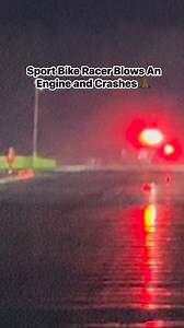 12K views · 64 reactions | Sport bike racer destroys an engine and crashes! This is why you never want to do this on the street. Excellent response by Orlando Speed World Dragway | CycleDrag | Facebook