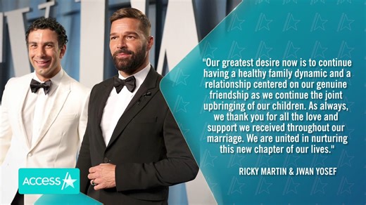 5K views · 60 reactions | Ricky Martin and his husband, Jwan Yosef are going their separate ways. | Access | Facebook