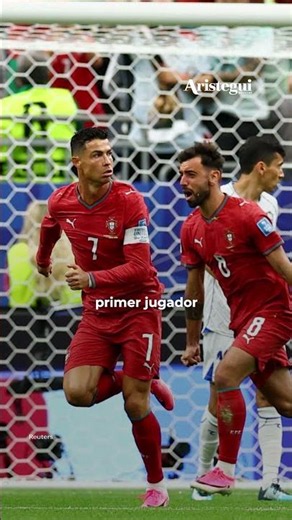 Cristiano Ronaldo se convirtió en el primer jugador en marcar un gol en 6 mundiales