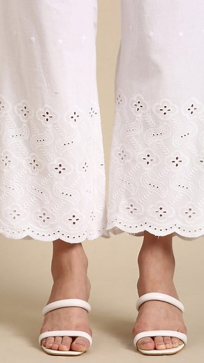 18K views · 231 reactions | Flower Lace cotton pant 480-530 Size...