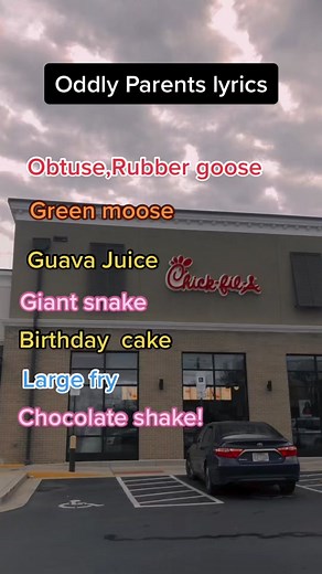 Fairly Oddly Parents Lyrics: Obtuse Rubber Goose Green Moose Guava Juice
