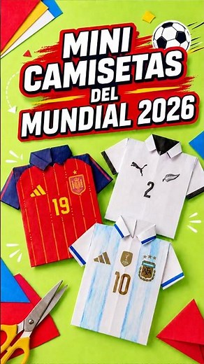 TE RETO 😎 Adivina el país de la camiseta antes del final ⚽👕 #Mundial2026 #diy #manualidades