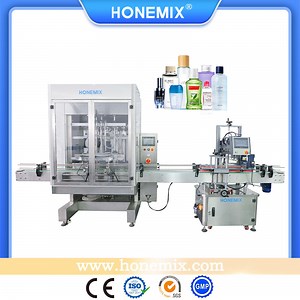 [Hot Item] Hone Food Grade 4 Head Ketchup Tomato Sauce Filling and Capping Machine Mayonnaise Cheese Paste Automatic Filler Machine