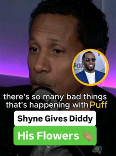 SShyne Gives Diddy His Flowershyne Gives Diddy His Flowers