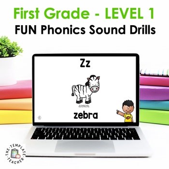 First Grade Phonics Practice | No Prep Letter Sound Drills & Activities