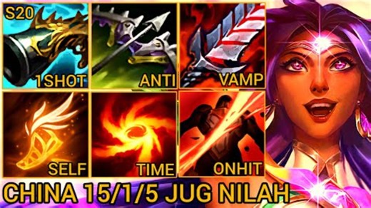 【LOLM】国服尼菈刷野抓人思路，教你新赛季上分出装符文推荐