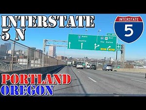 I-5 North - Portland - Oregon - 4K Highway Drive