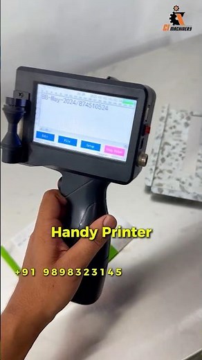 Handheld Batch Coding Machine | MRP, MFD & Expiry Date Printer 🖨️