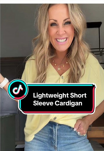 Okay but this top is just easy 🤍 It’s an oversized, lightweight short sleeve button down sweater that you can literally throw on with anything. It has that relaxed, comfy fit but still looks put together. I love how it’s slightly slouchy without feeling too big, and the buttons give it that little extra detail. Such a good everyday piece you’ll grab all the time. #TikTokShopCreatorPicks #TikTokShopSpringGlowUp #OversizedSweater #LightweightTop #CasualStyle