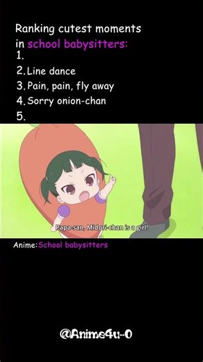 Cutest moments in anime!
