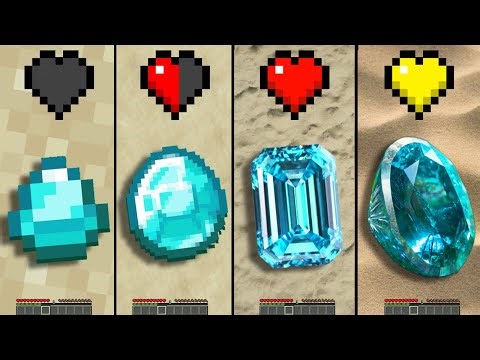 Minecraft Using Different Hearts – Compilation