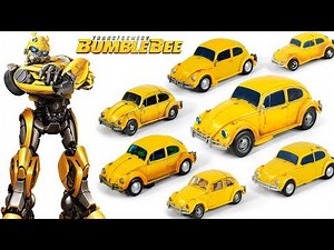 2018 Transformers Movie Bumblebee VW Betle Bumblebee 7 Vehicles Transformation Robots Toys