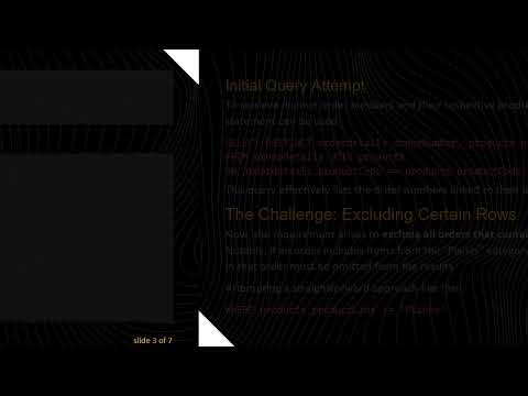 How to Exclude Rows in SQLite Queries Without Using Correlated Subqueries