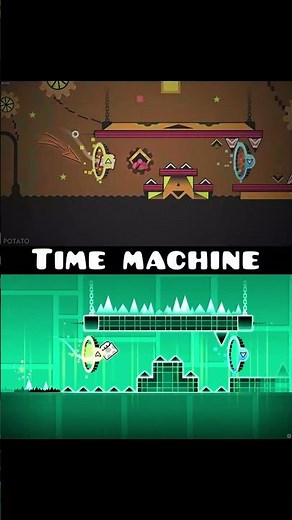 Time Machine Geometry Dash #shorts #deluxe12