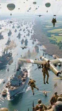 D-Day: The American Landing at Normandy 🪖🇺🇸 | Operation Overlord 1944 🌊🛬