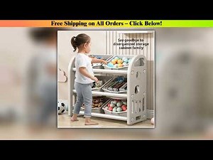 Household Baby toy large capacity storage cabinet Multi functional classification and sorting