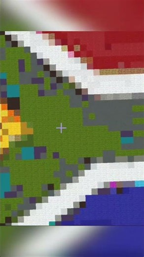 Country flags in Minecraft. Which country flag is this?