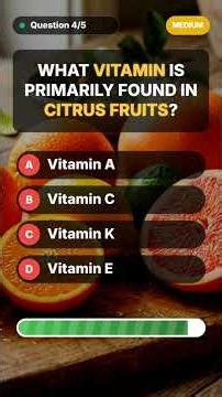 🍎 Nutrition Quiz: Can You Score 5/5? 🤔 #quiz #trivia #generalknowledge
