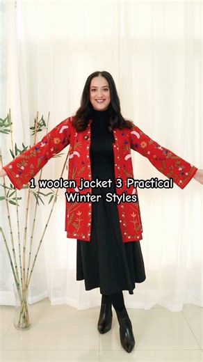 1 winter Jacket kurti 3 Practical Winter Styles #youtubeshorts #ytshorts