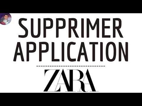 Supprimer ZARA App, comment ENLEVER Zara application - Homme Femme ( Veste - Pantalon - Robe )