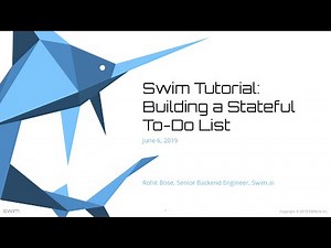 Swim Tutorial: Building a Stateful To-Do List App