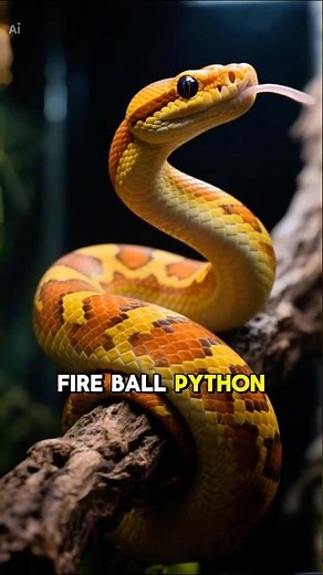 Fire Ball Python: A Bright Snake Morph 🔥🐍