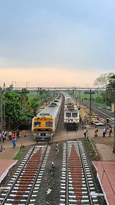 209K views · 680 reactions | Parallel Train Crossing | Indian life lines | Facebook