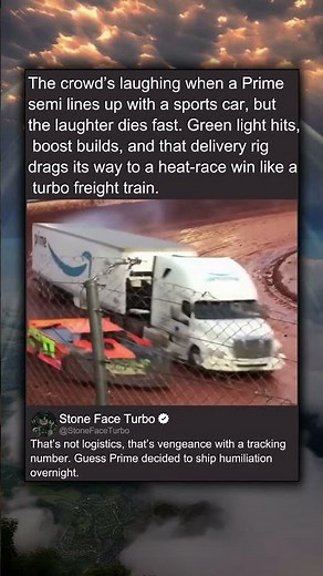 Amazon Prime truck wins the heat