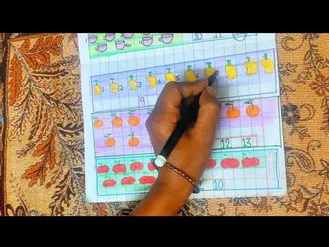 Math Worksheet | Nursery | How to write number 13 PART - 7