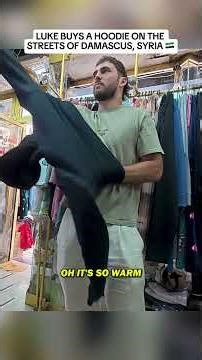 Shopping for a $12 Hoodie in Damascus 🇸🇾