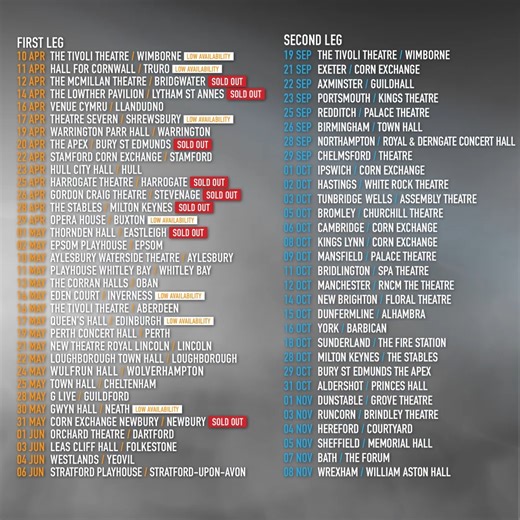 Tickets are on sale NOW for the second leg of ‘An Evening of Francis Rossi Songs from the Status Quo Songbook and More…’ 2025 tour. Tickets VIP Meet & Greet: www.aegpresents.co.uk/event/francis-rossi/ #FR25 #francisrossi #GOMOR #tour #UK #statusquo #songbook | Status Quo