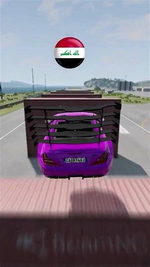 car jumping competition #fyp #foryou #foryoupage #foryourpage #funny #beam #beamng #beamngdrive #beamngcrash #gaming #game