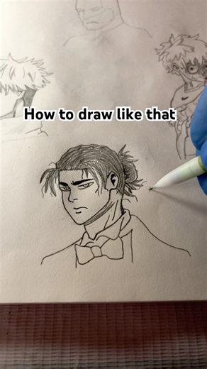 "Easy Anime Side Face Drawing Tutorial for Beginners! ✨ #AnimeArt"